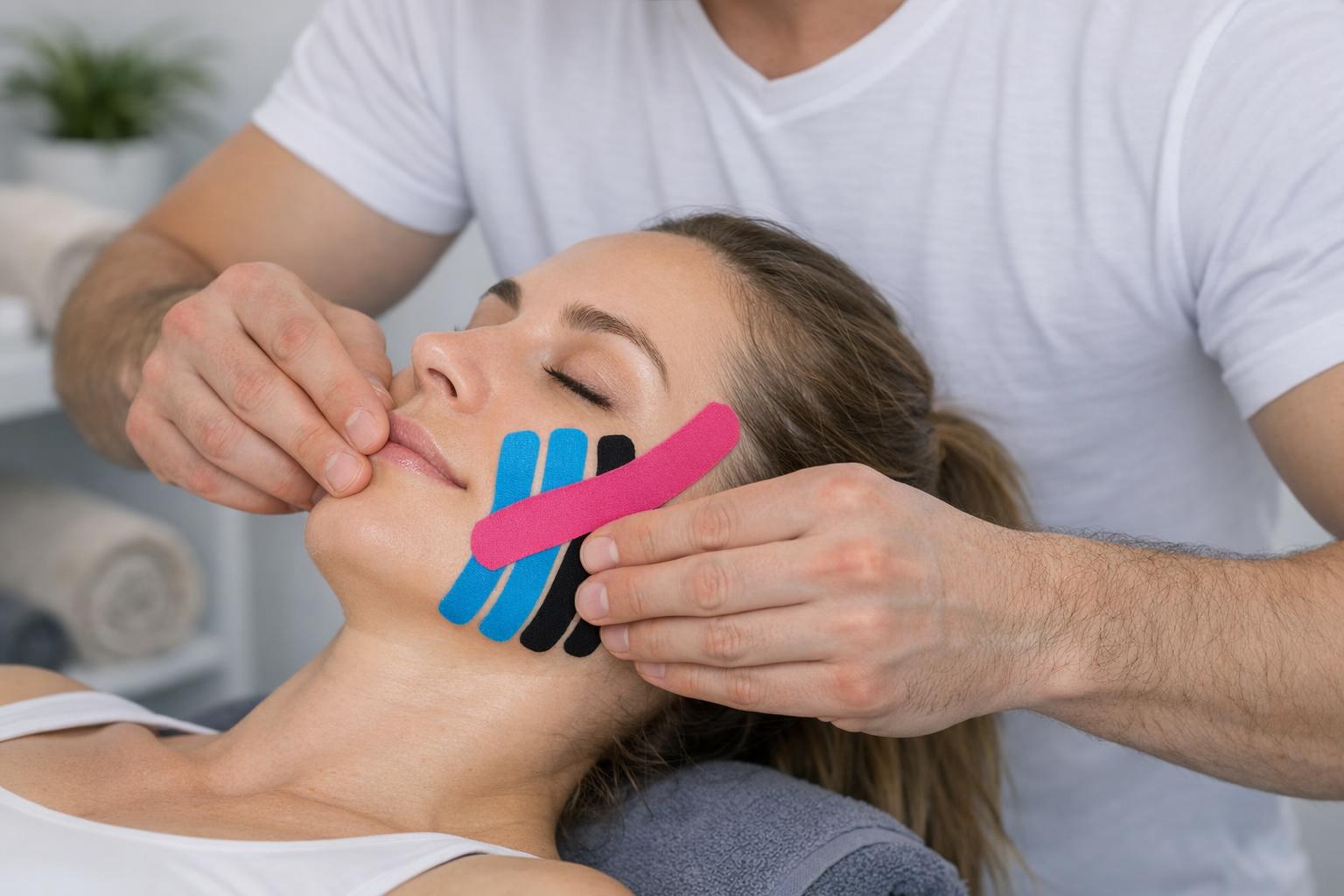 Kurs kinesiotaping twarzy: jak taśmy zmieniają terapię estetyczną i funkcjonalną